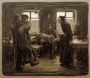 K.Kollwitz, Taberna de Hamburgo de Käthe Kollwitz